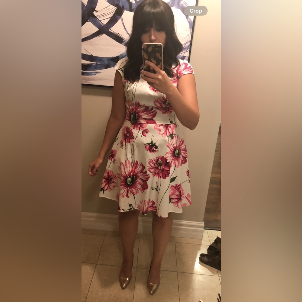 Short floral dress